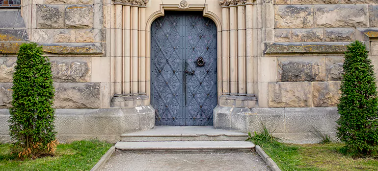 Traditional Double Front Doors in Keystone, FL