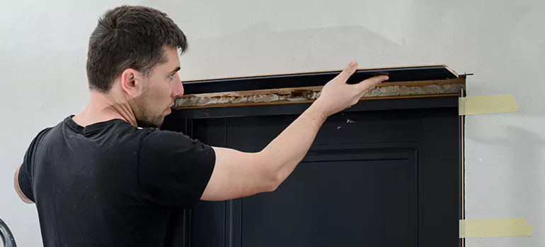 Wood Door Hole Repair in Keystone, FL