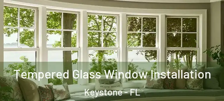  Tempered Glass Window Installation Keystone - FL